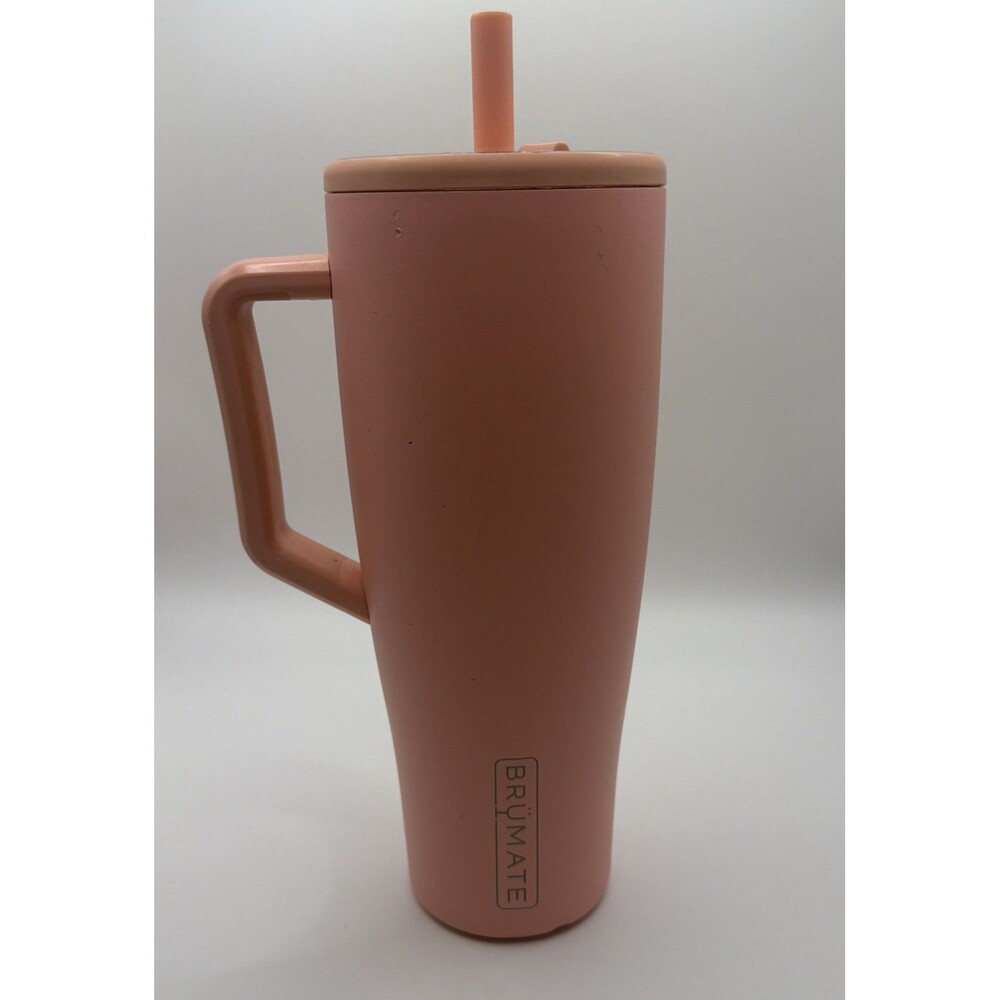 Brumate Era Leakproof Insulater Straw Tumbler 40oz, Guava Peach Coral Pink